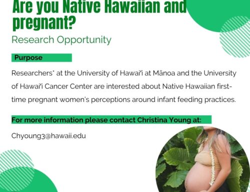 Are you Native Hawaiian and pregnant?
