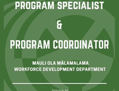 JOB OPENINGS supporting Workforce Development programs