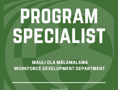 JOB OPENING Program Specialist